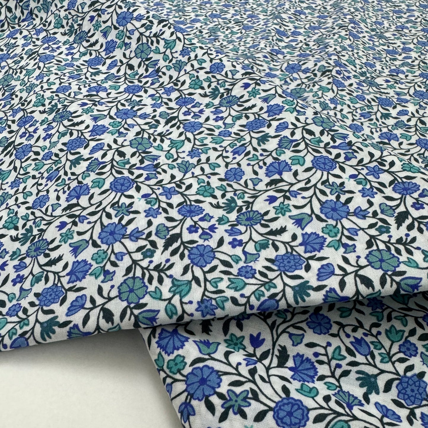 Liberty of London Queen's Gallery Blue Tana Lawn