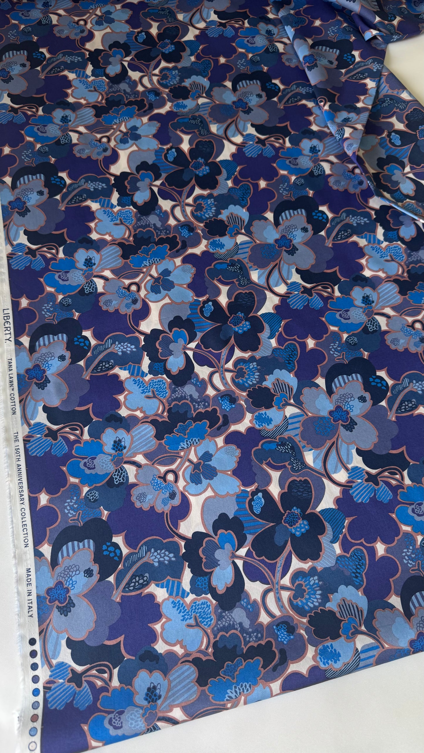 Liberty Fabrics Prospect Flower B Tana Lawn Cotton 3m