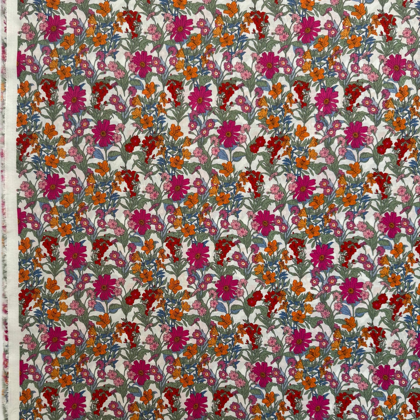 English Cotton Lawn Fabric 3m