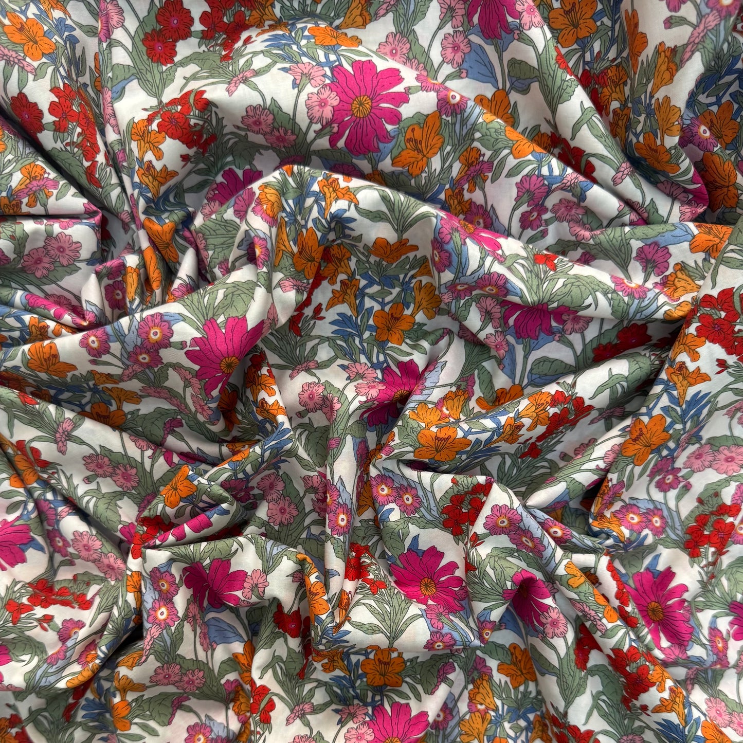 English Cotton Lawn Fabric 3m