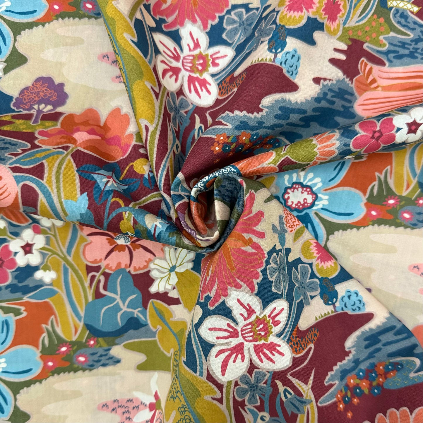 Liberty Fabrics Sunshine Meadow C Tana Lawn Cotton 3m