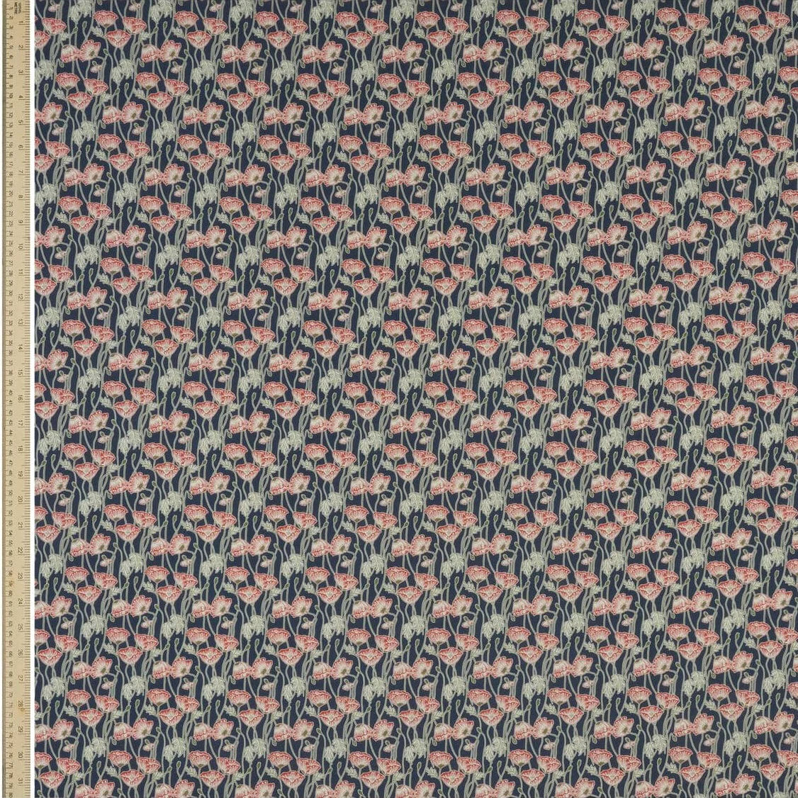 Liberty Fabrics Erito Poppy D Tana Lawn Cotton 3m