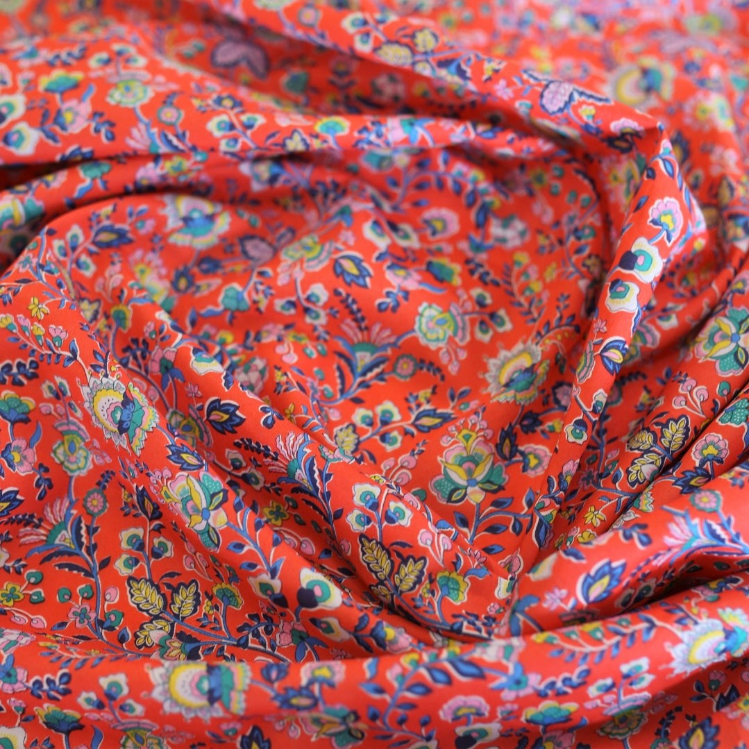 Liberty Fabric Tana Lawn Kazusa Orange