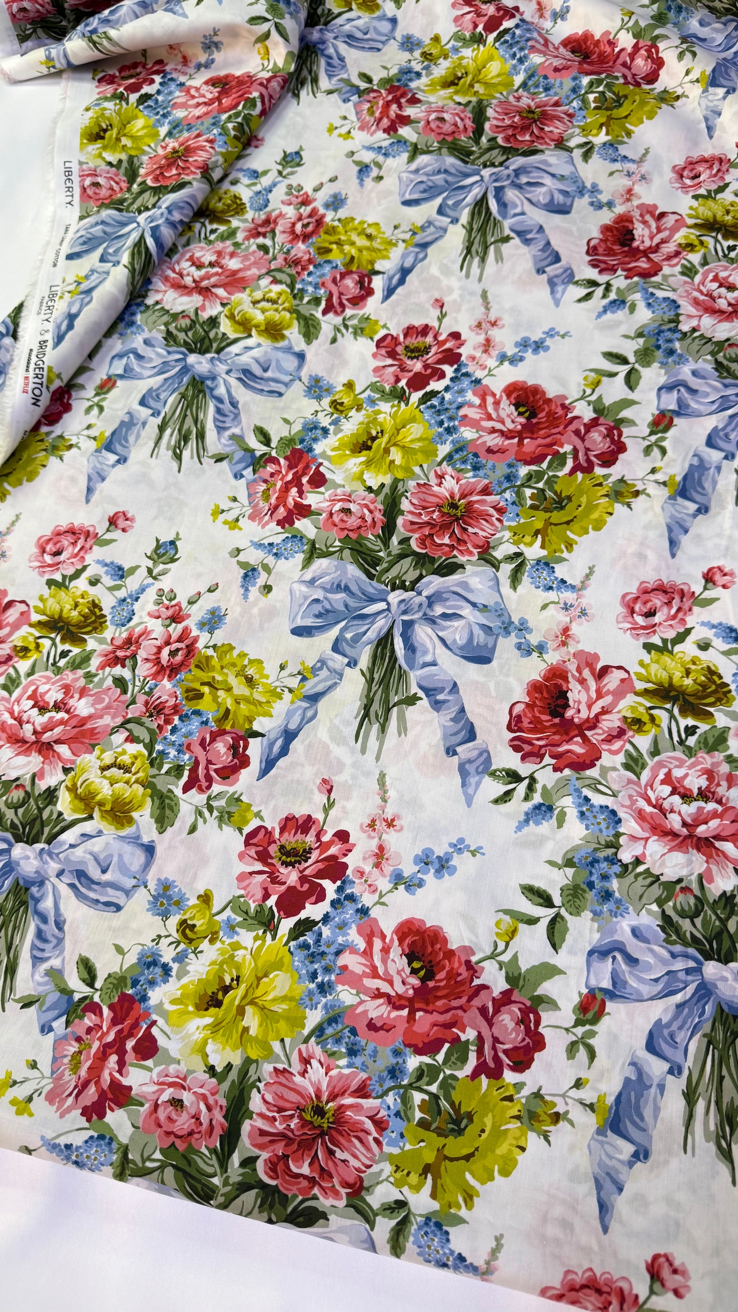 Liberty Bridgerton Bow Bouquet Red Blue