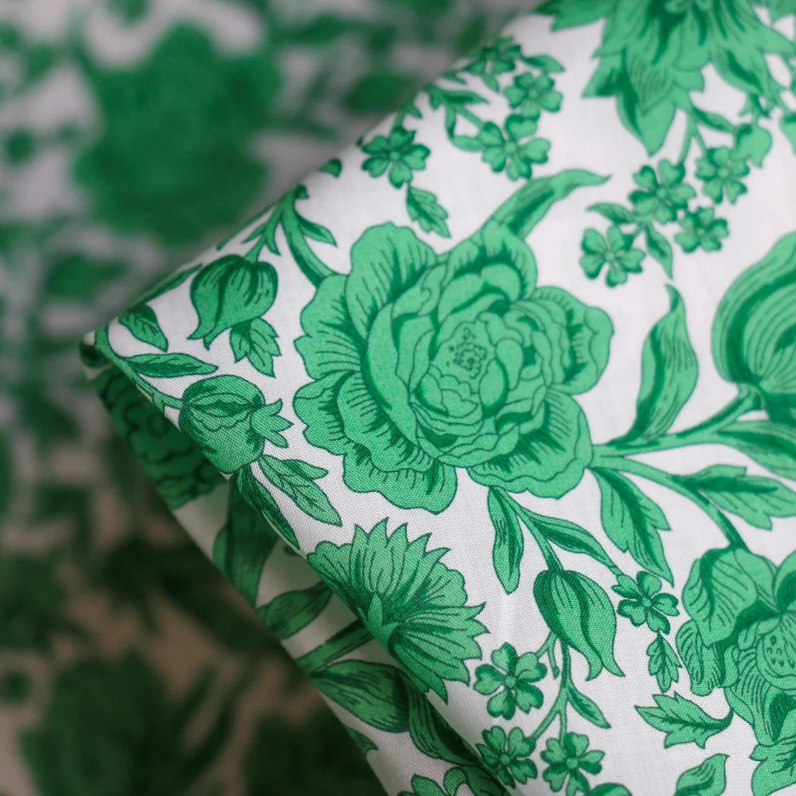 Liberty Fabrics Sambourne Green Tana Lawn Cotton
