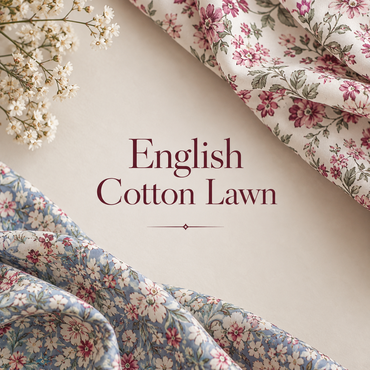 English Cotton Lawn Fabric
