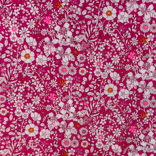 LIBERTY FABRICS pink June’s Meadow Tana Lawn™ Cotton