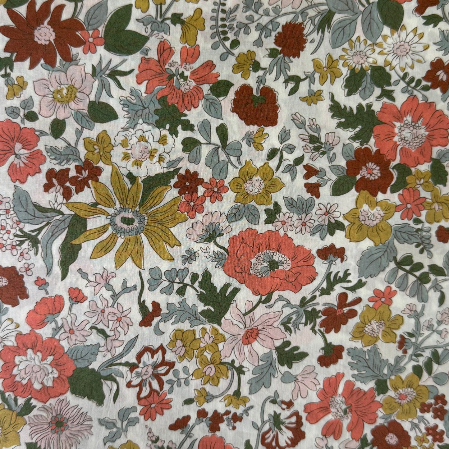 Liberty Fabrics Daisy Morisia A Tana Lawn Cotton 3m