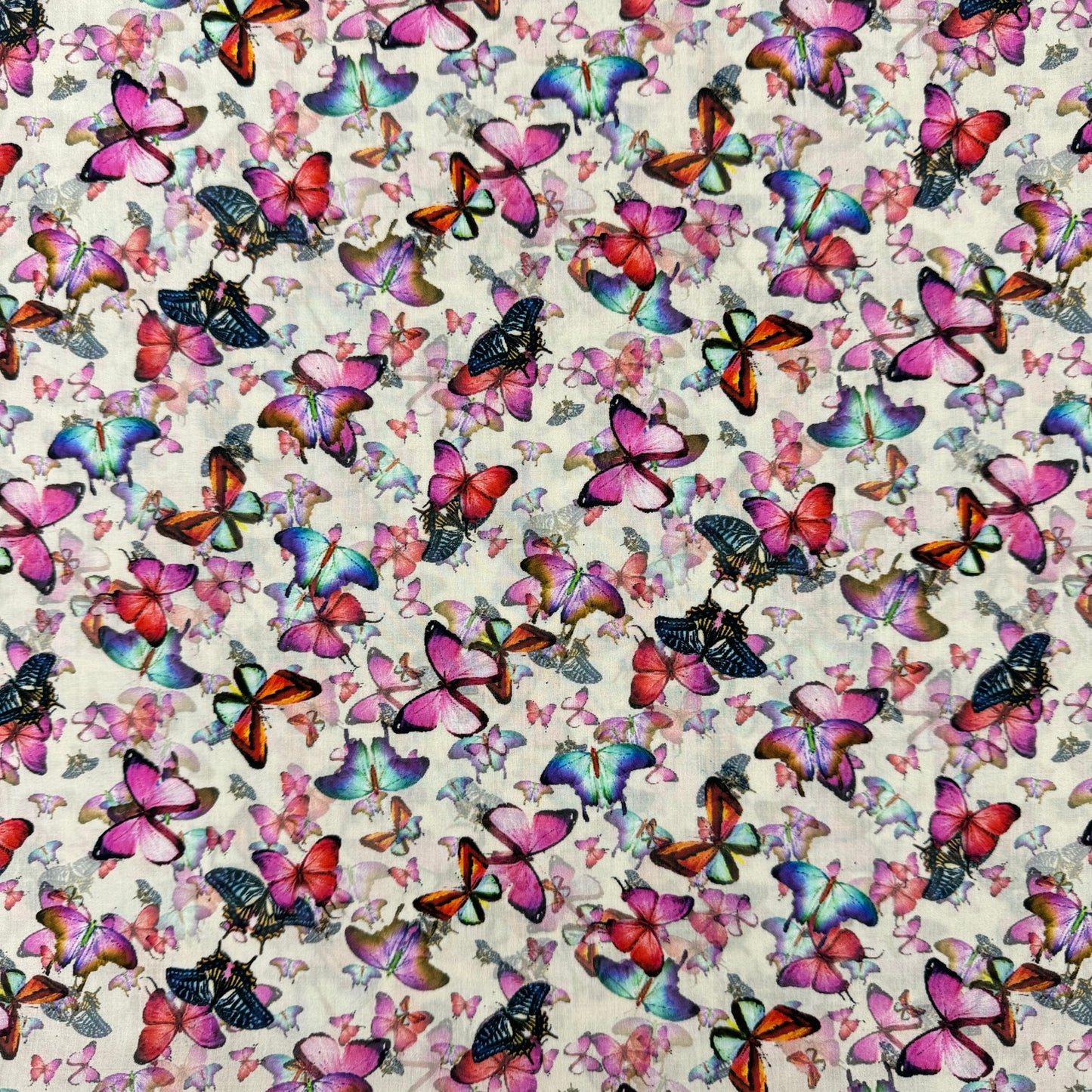 Pink Butterflies (Italian cotton Tana Lawn) 3m