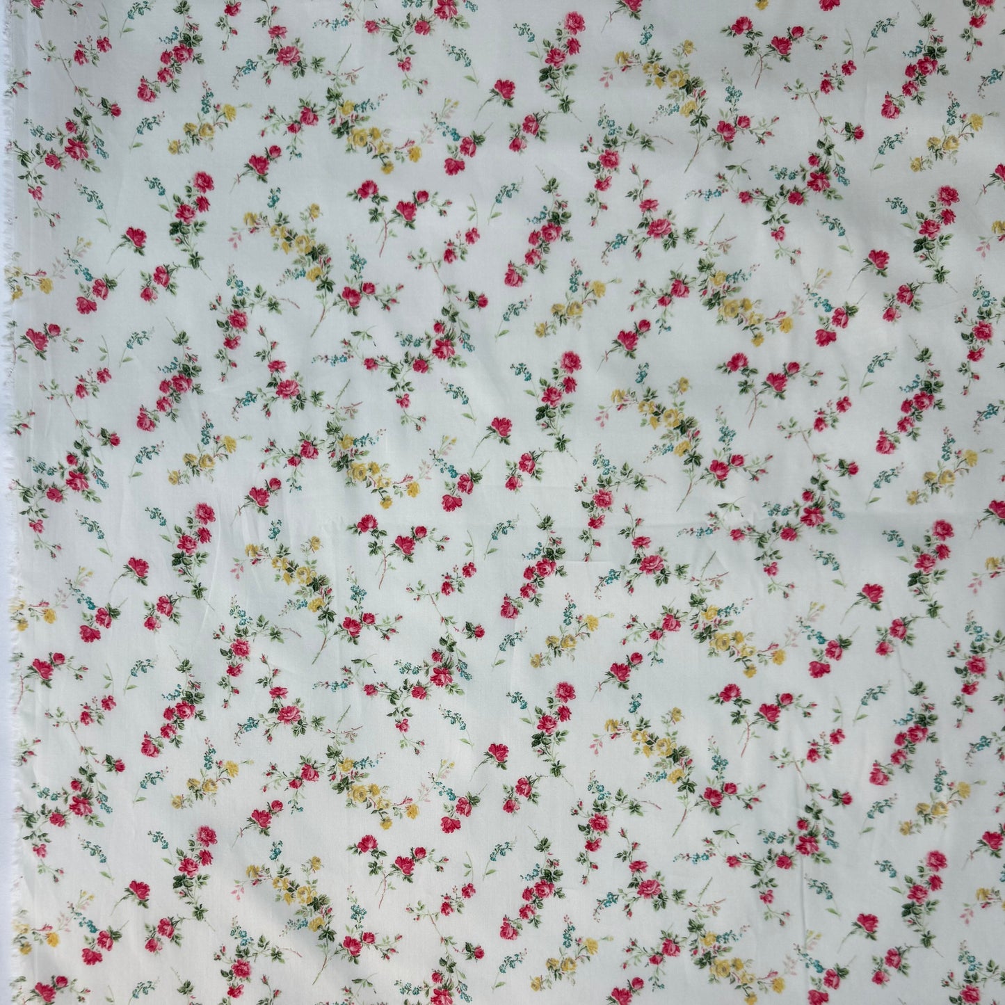 Liberty Fabric red Elizabeth Cotton Tana Lawn® 3m