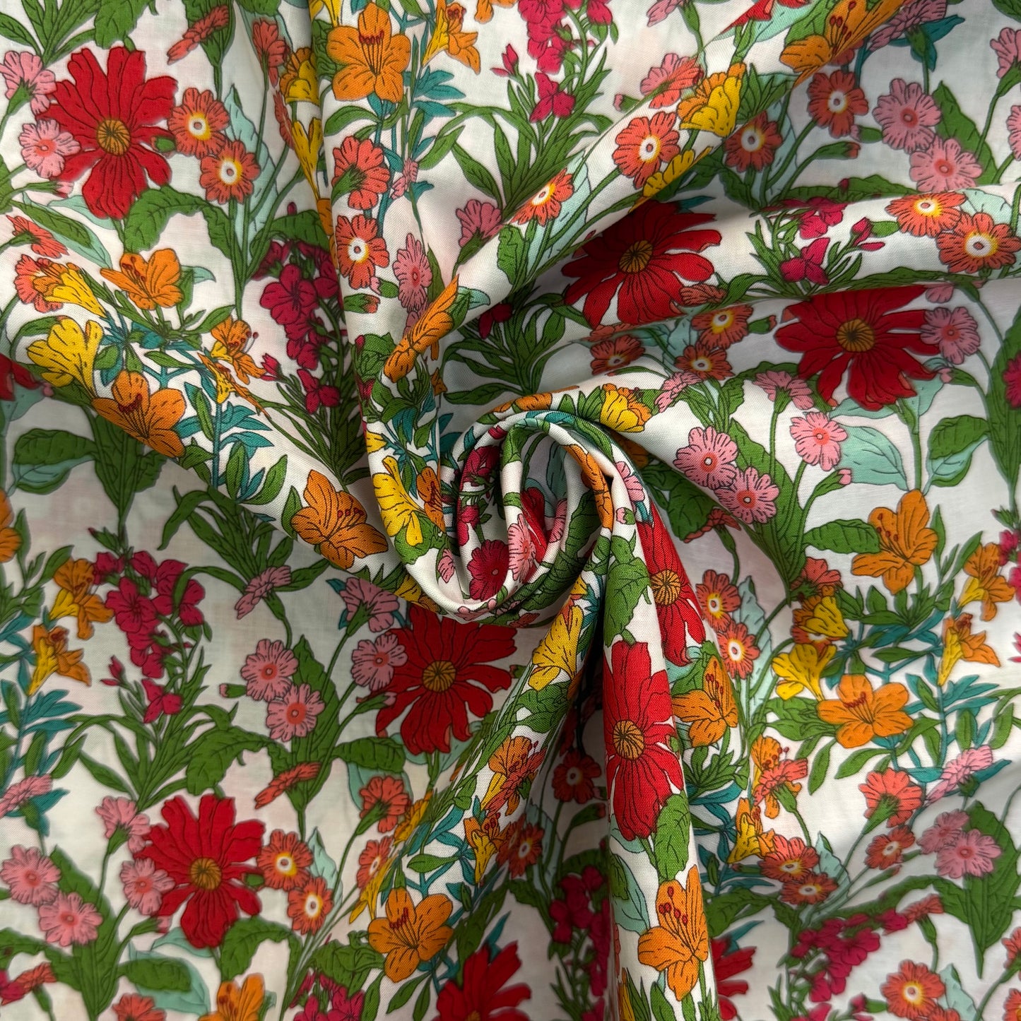 English Cotton Lawn Fabric 3m