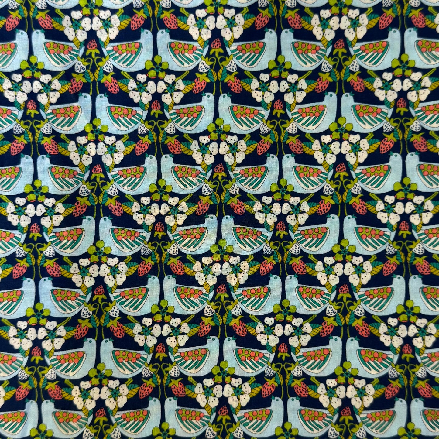 Liberty Fabric Strawberry Feast Cotton Tana Lawn® 3m