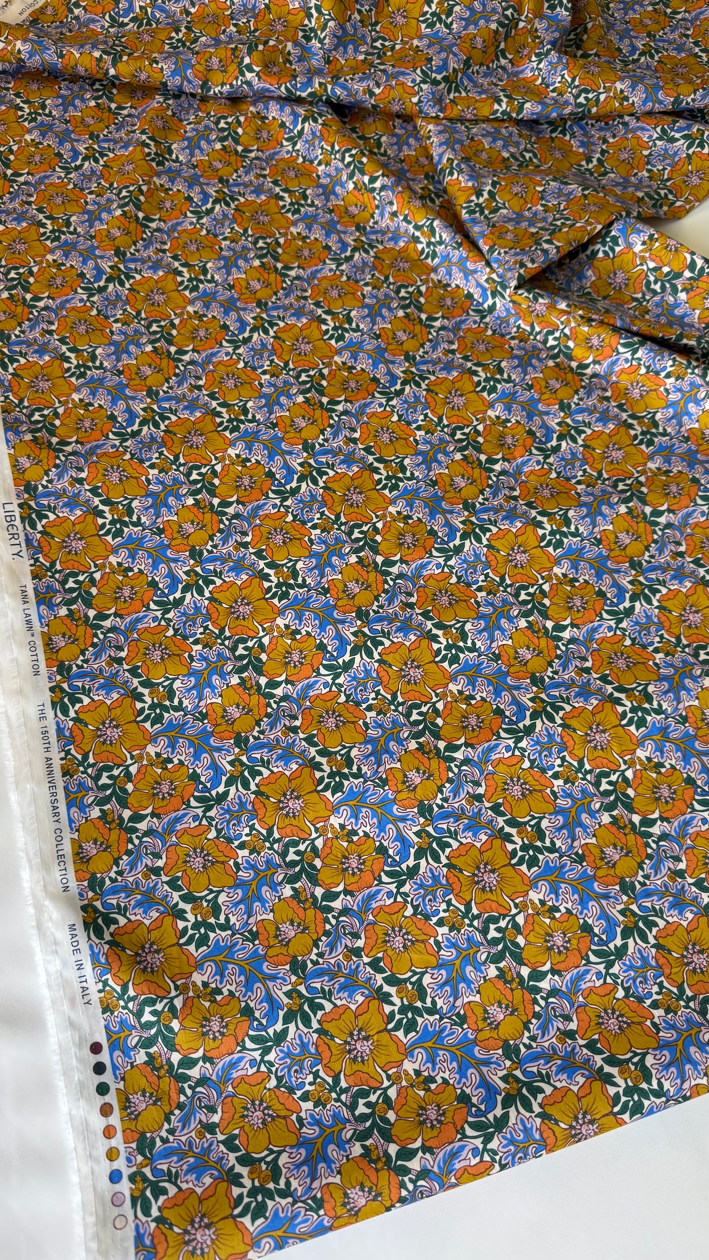 Liberty Fabrics Millie Francesca B Tana Lawn Cotton 3m