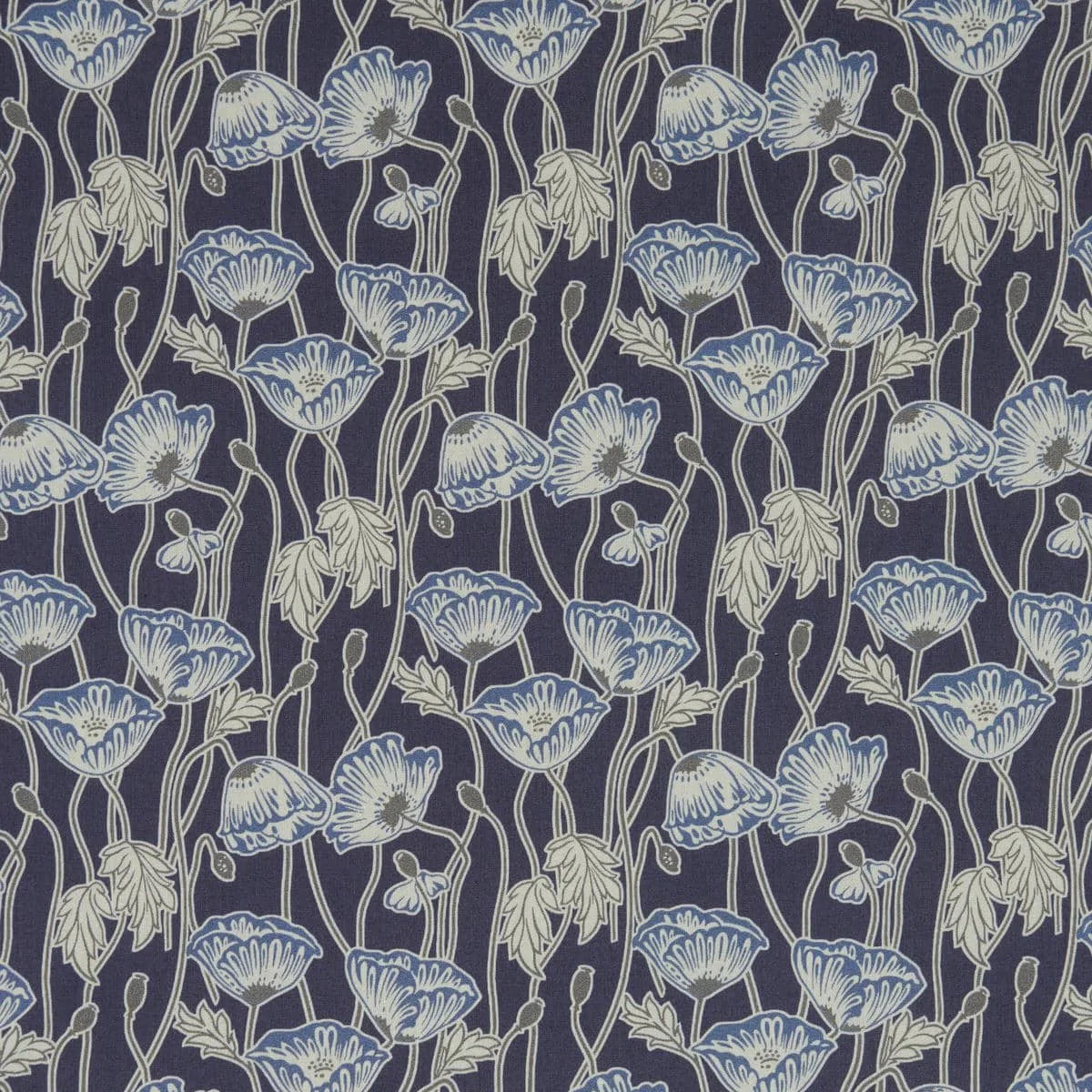 Liberty Fabrics Erito Poppy B Tana Lawn Cotton