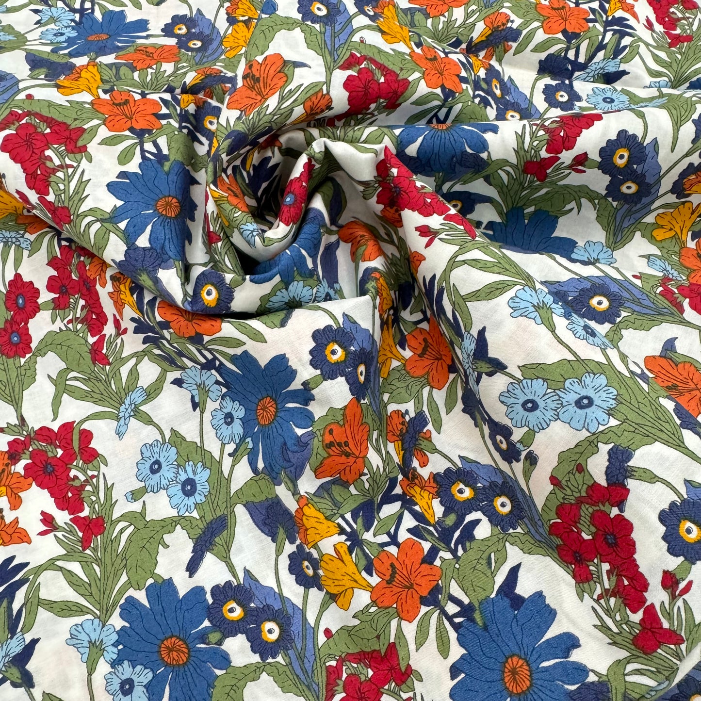 Flower Garden colorful (English cotton Tana Lawn) 3m