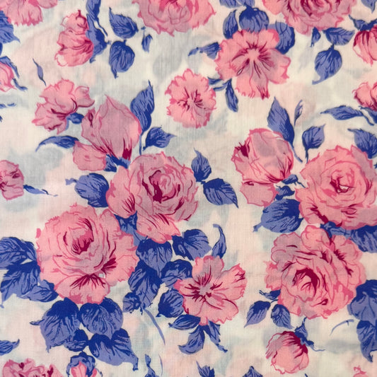 Liberty London Carline Rose Pink Cotton Tana Lawn 3m