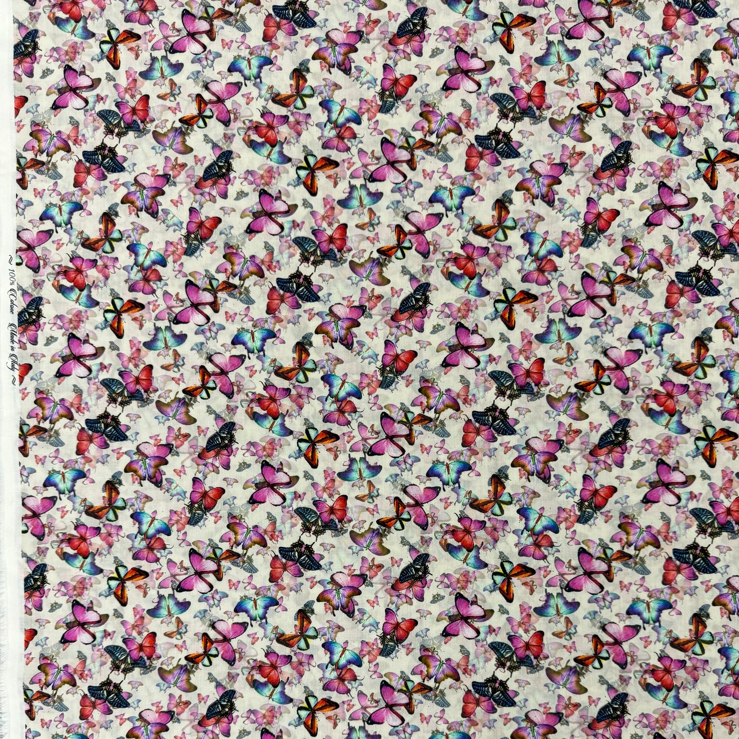 Pink Butterflies (Italian cotton Tana Lawn) 3m