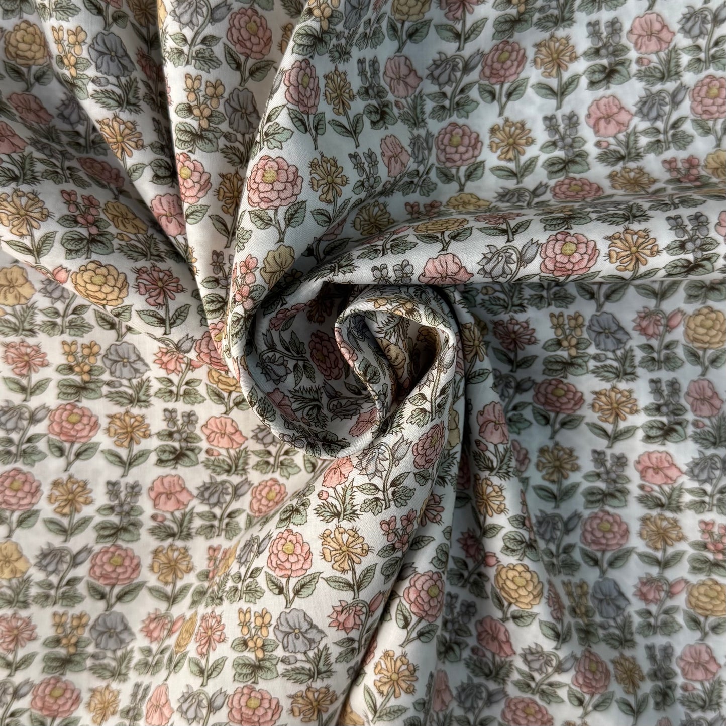 Liberty Fabrics Davalia Flowers A Tana Lawn Cotton 3m