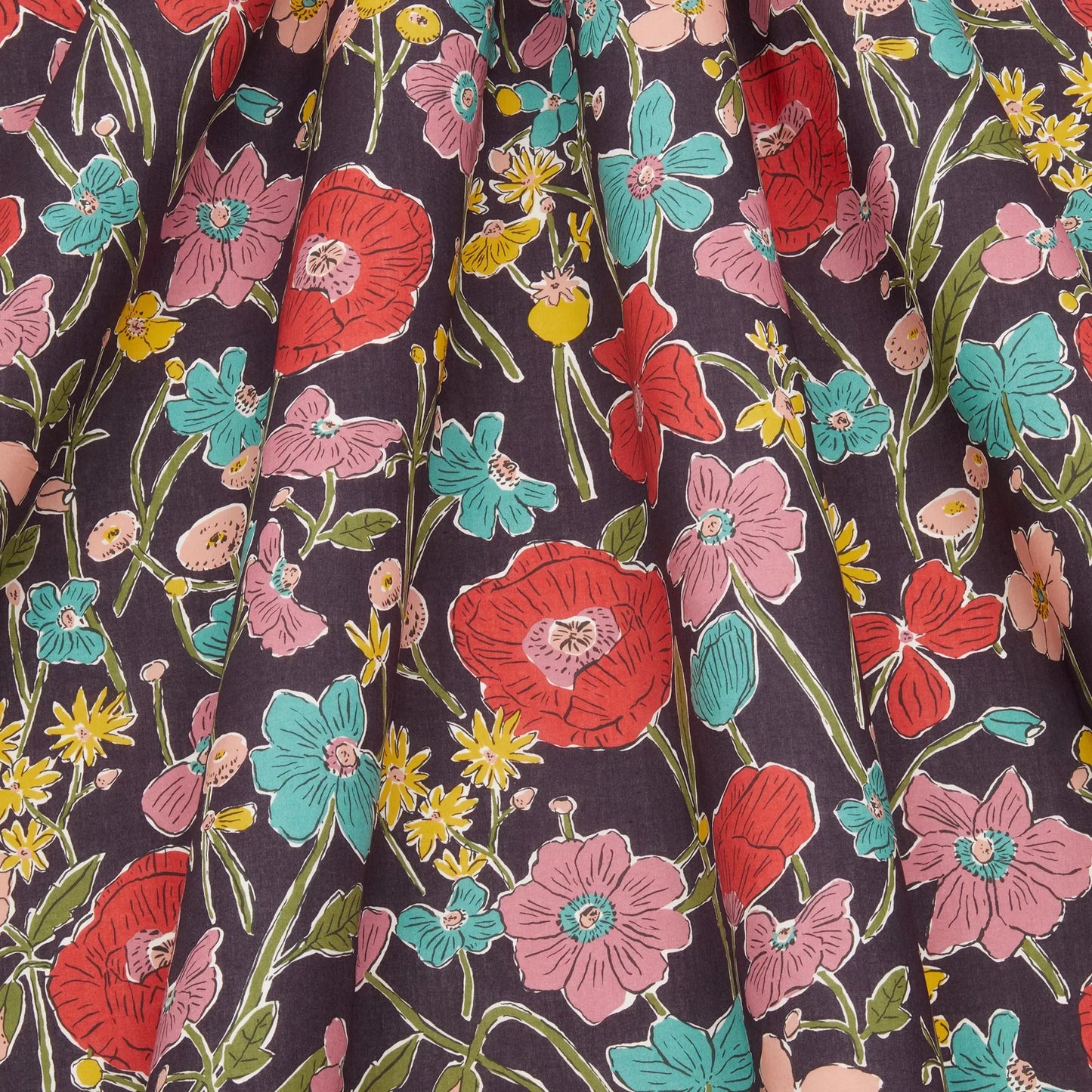 Liberty Fabrics Louie’s Meadow A Tana Lawn Cotton 3m