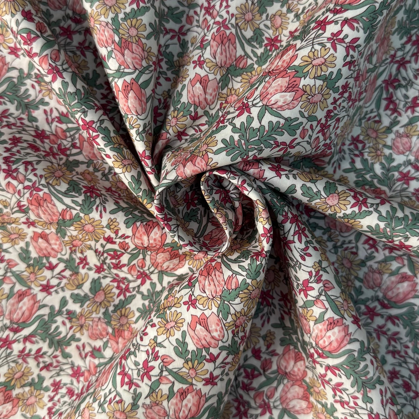 Liberty Fabrics Francesca Tulip A Tana Lawn Cotton 3m
