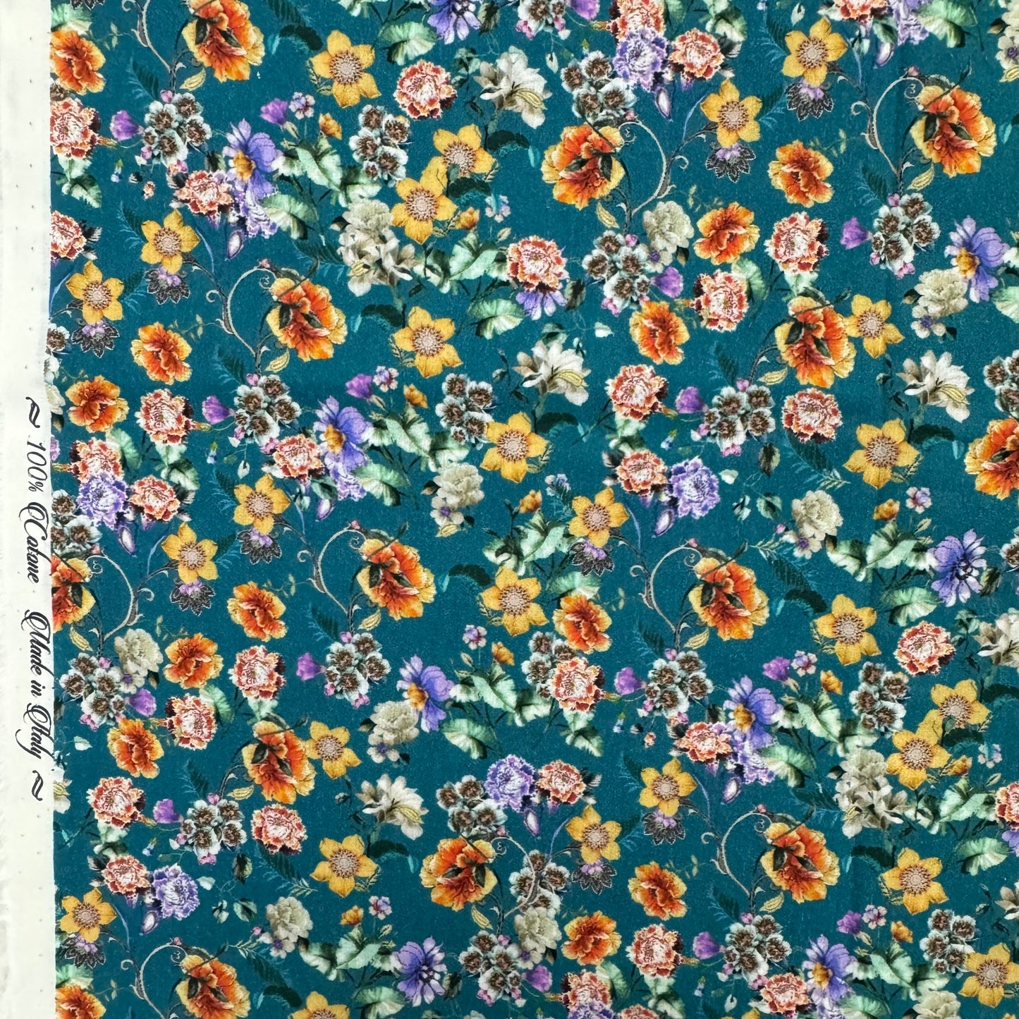 flowers (Italian cotton Tana Lawn) 3m