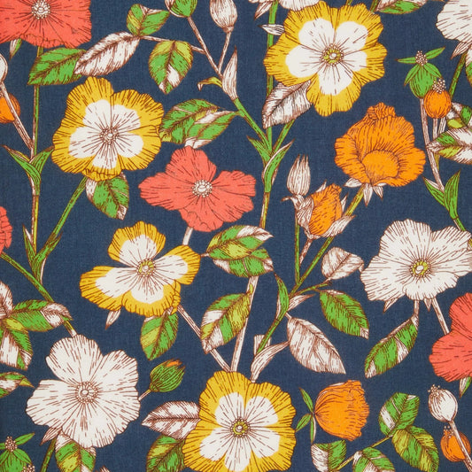 Liberty Fabrics Wild Petals C Organic Tana Lawn Cotton