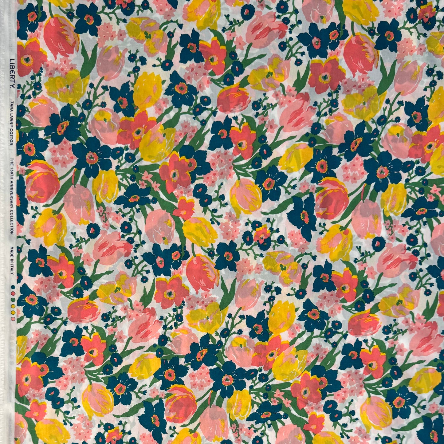 Liberty Fabric Mariana Boutique orange Cotton Tana Lawn® 3m