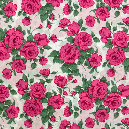 Liberty Fabrics Carline Rose C Tana Lawn Cotton 3m