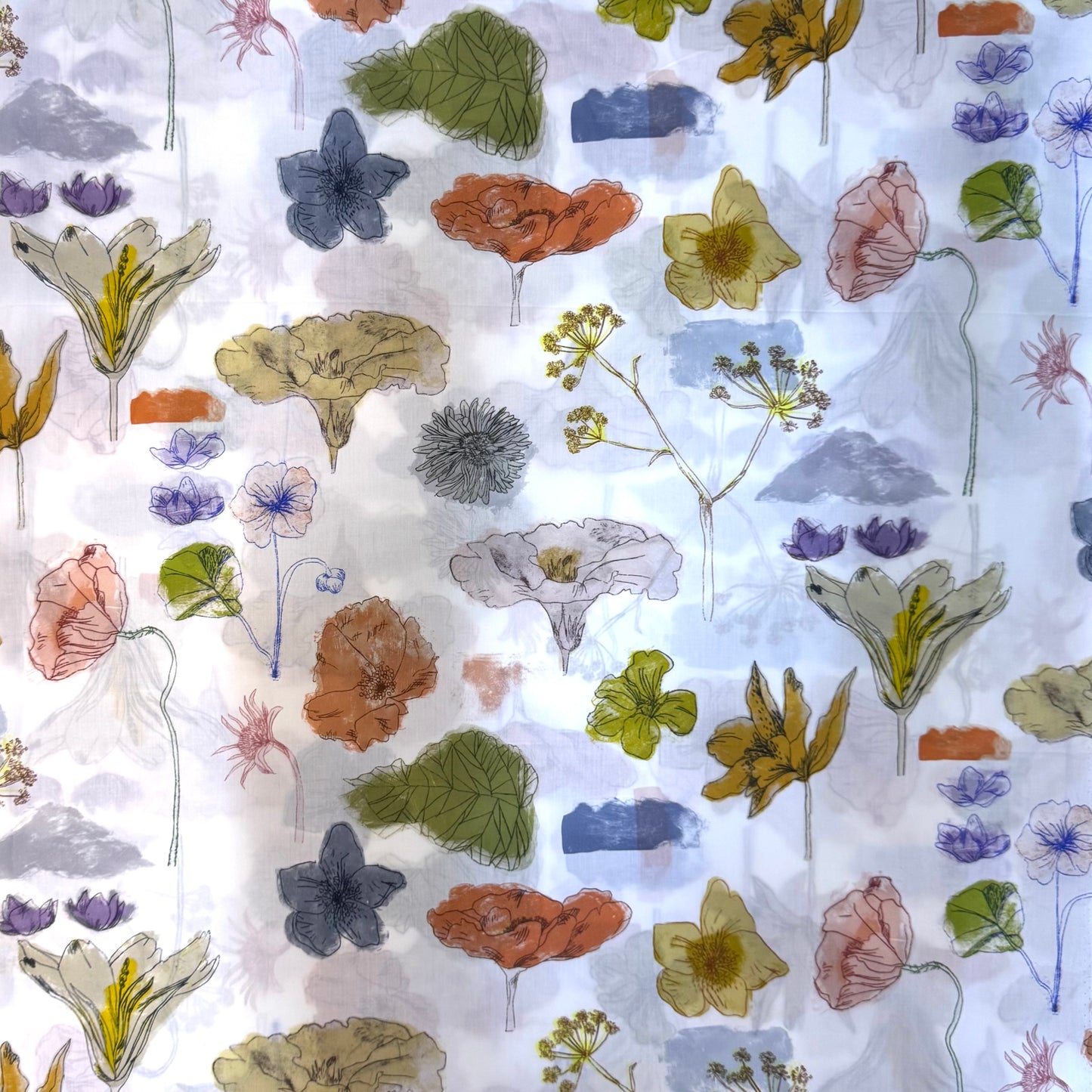 Liberty Fabric Etched botanical Cotton Tana Lawn® 3m