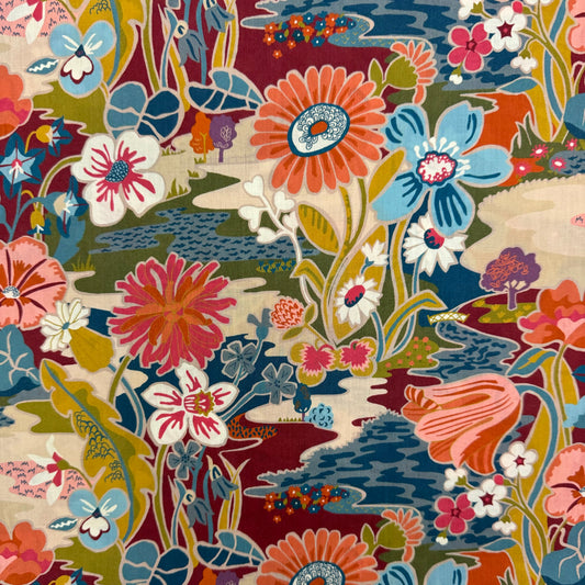 Liberty Fabrics Sunshine Meadow C Tana Lawn Cotton 3m
