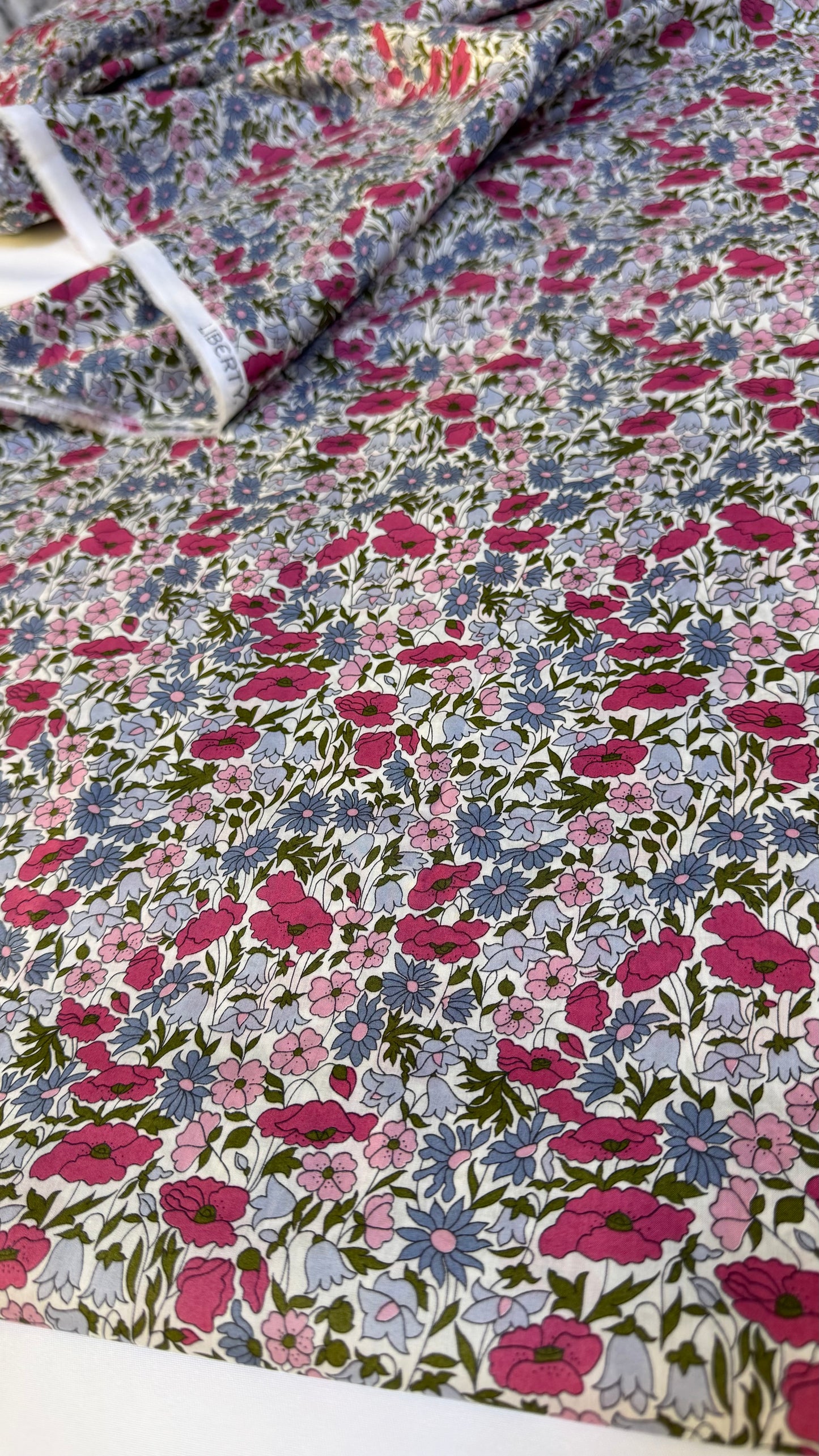 Liberty Fabric Poppy and Daisy Cotton Tana Lawn® 3m