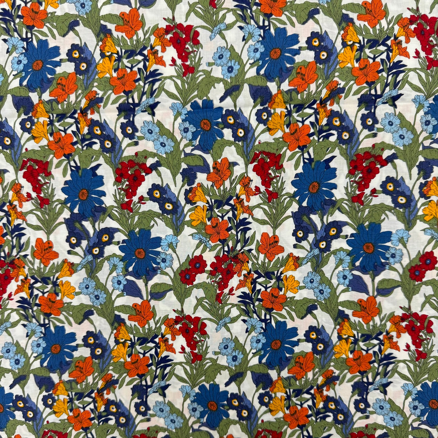 Flower Garden colorful (English cotton Tana Lawn) 3m