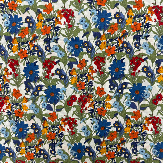 Flower Garden colorful (English cotton Tana Lawn) 3m