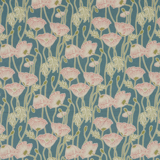 Liberty Fabrics Erito Poppy A Tana Lawn Cotton 3m