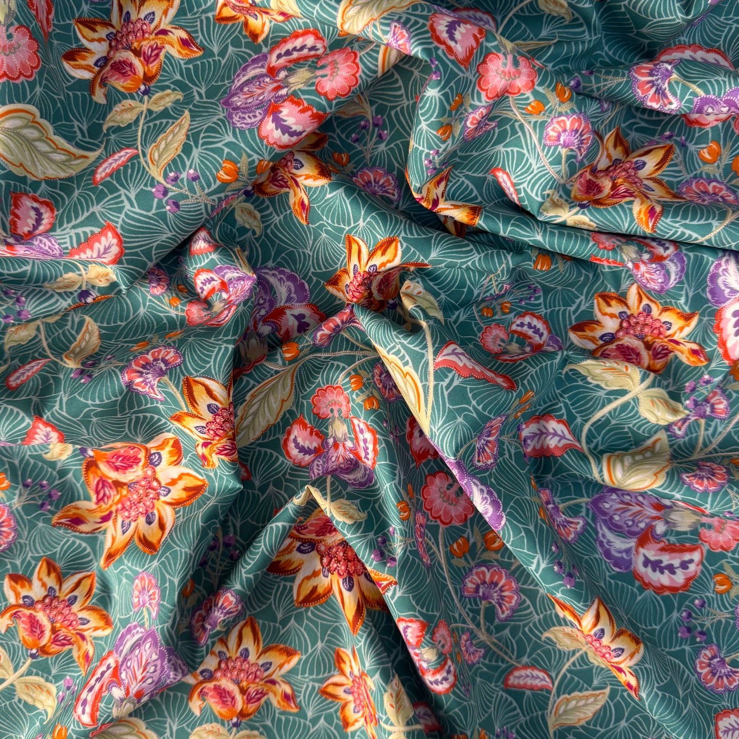 Liberty Fabric LEGACY NEW
SCALE Green Cotton Tana Lawn® 3m