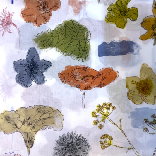 Liberty Fabric Etched botanical Cotton Tana Lawn® 3m