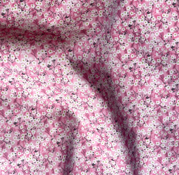 Liberty Fabric MITSI SWEET PINK