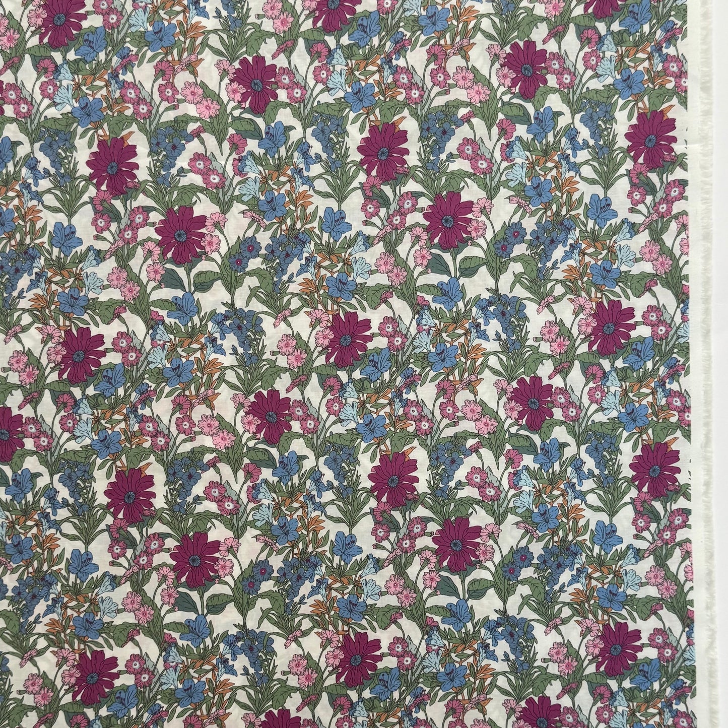 English Cotton Lawn Fabric 3m