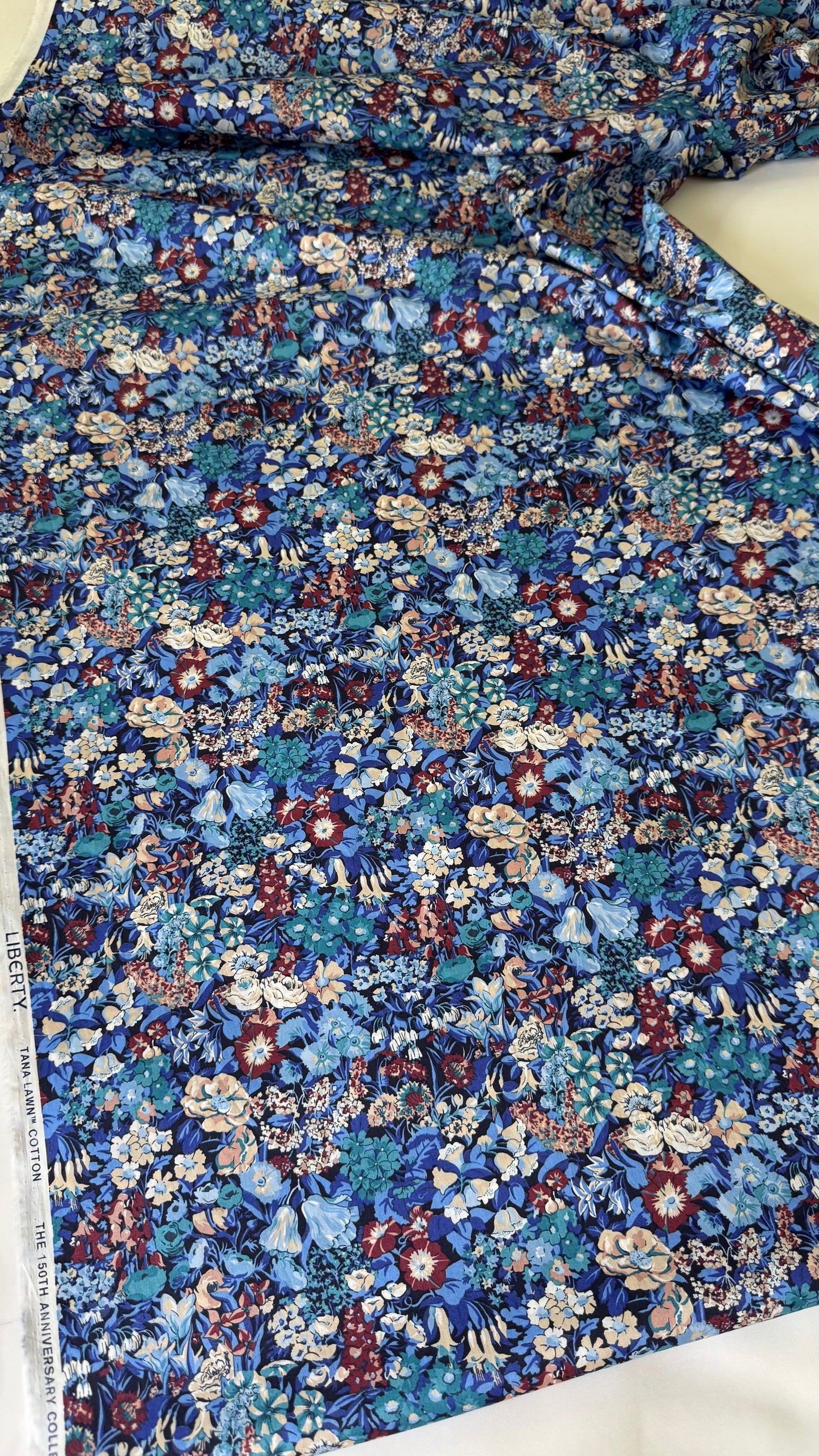 Liberty Fabrics Cottage Garden B Tana Lawn Cotton