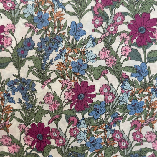 English Cotton Lawn Fabric 3m