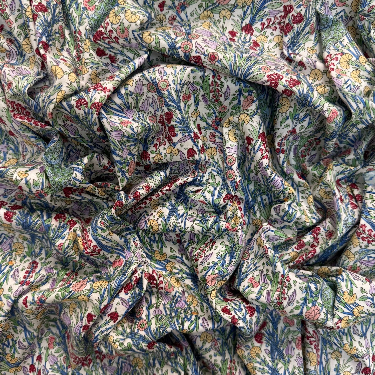 English Cotton Lawn Fabric 3m