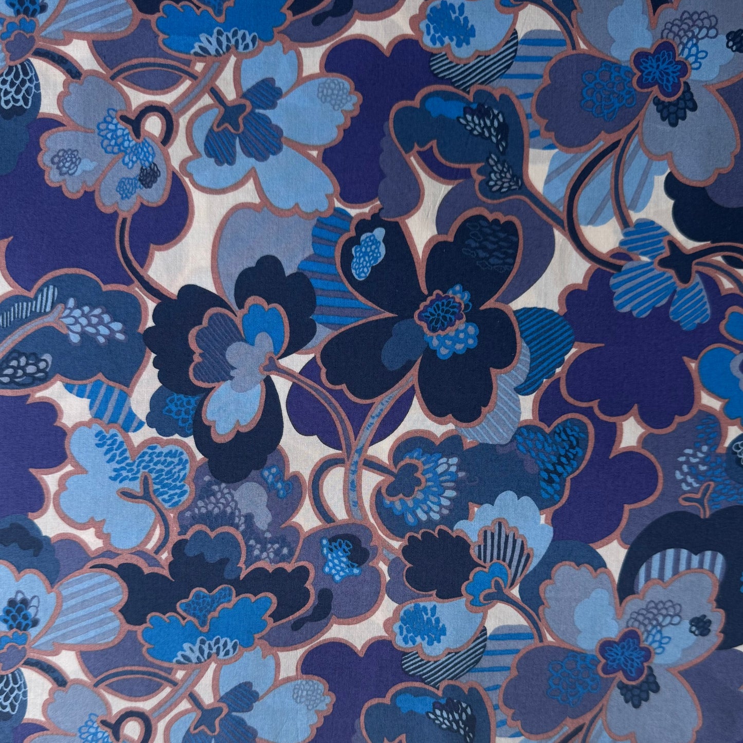 Liberty Fabrics Prospect Flower B Tana Lawn Cotton 3m