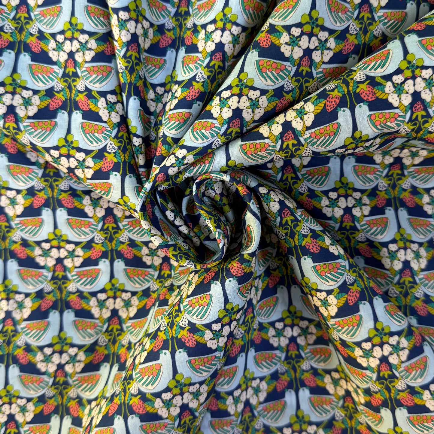 Liberty Fabric Strawberry Feast Cotton Tana Lawn® 3m