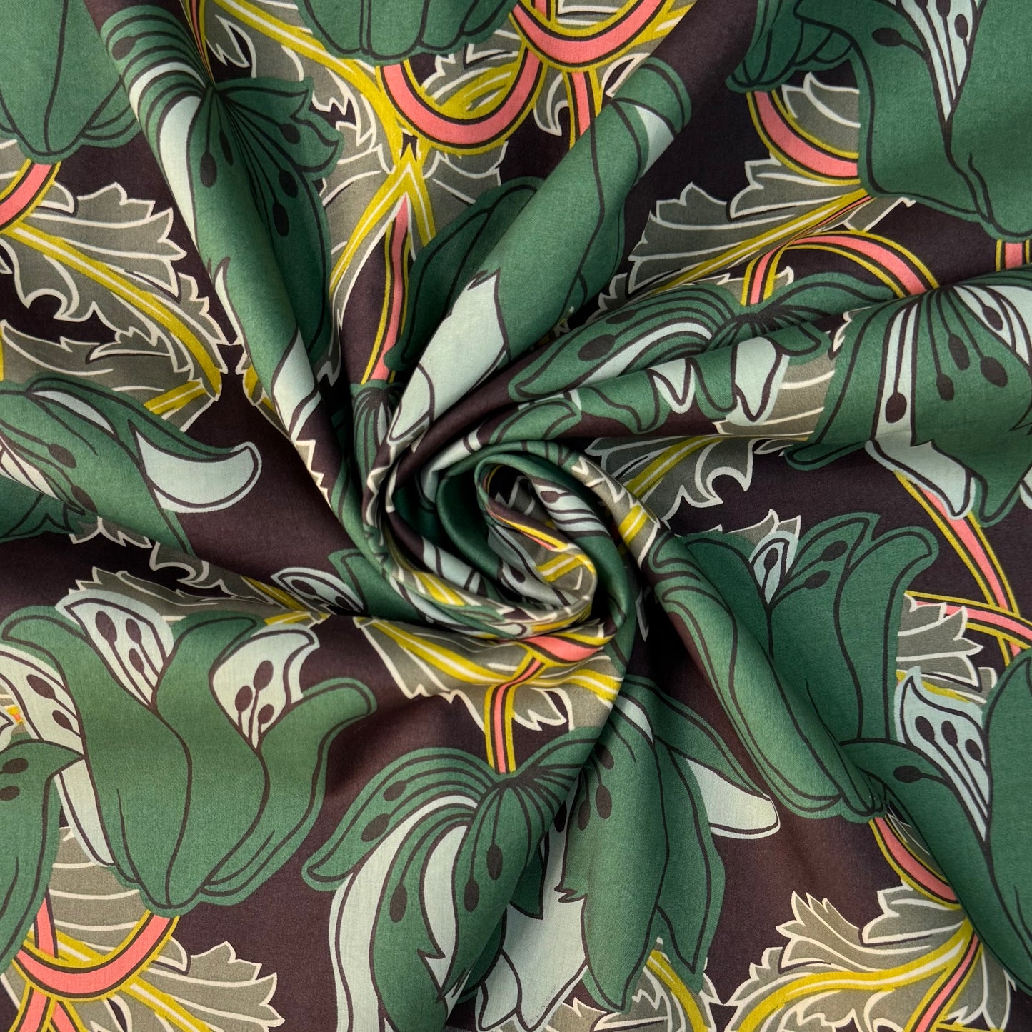 Liberty Fabric Evelyn Dawn Green  Cotton Tana Lawn® 3m