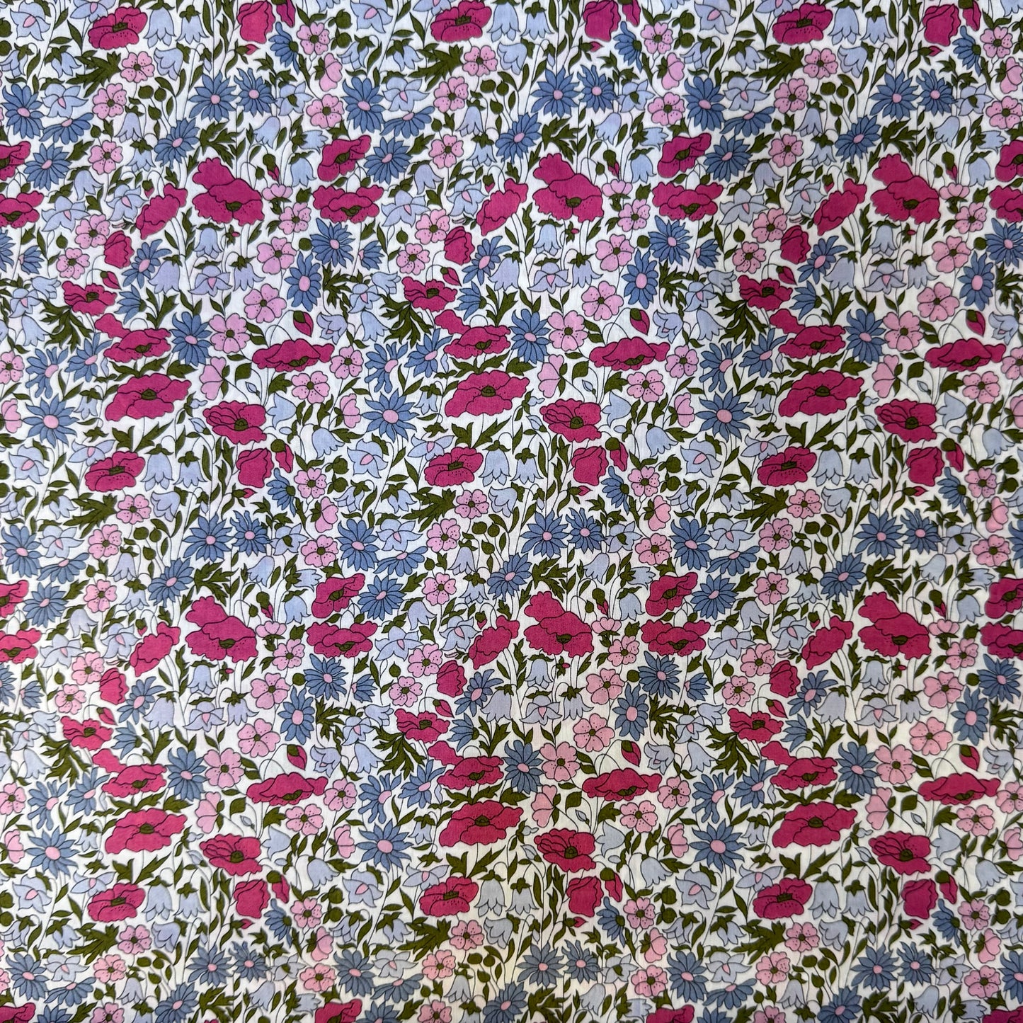 Liberty Fabric Poppy and Daisy Cotton Tana Lawn® 3m