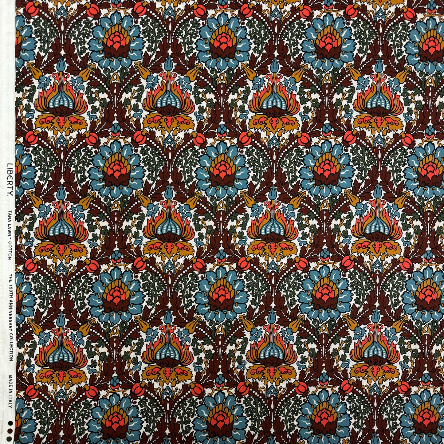 LIBERTY Electric Nouveau brown Tana Lawn™ Cotton