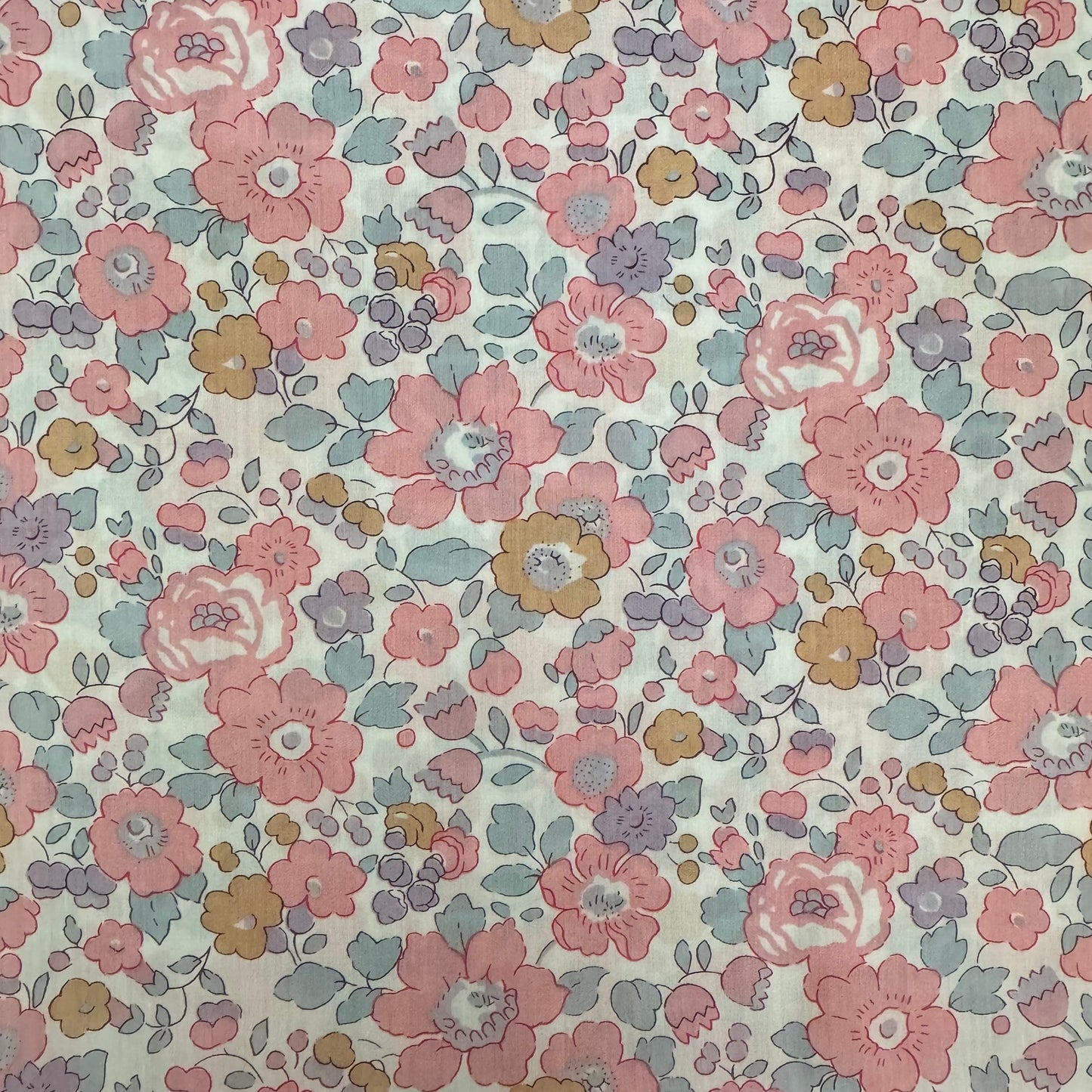 Liberty Fabric Betsy BPink Tana Lawn™ Cotton 3m