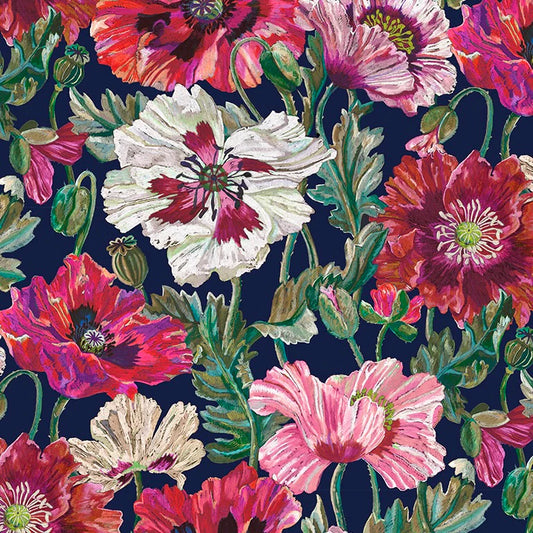 Liberty Fabrics Poppy Amelie A Tana Lawn Cotton 3m