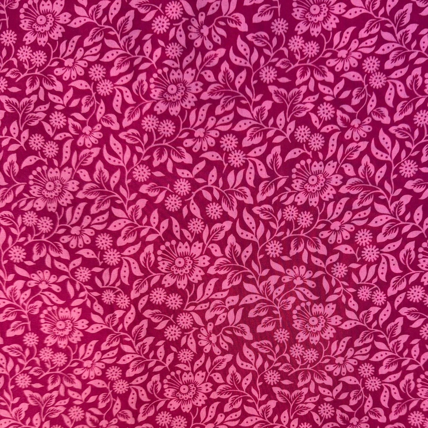 Liberty Fabric Mari Woodcut pinkCotton Tana Lawn® 3m