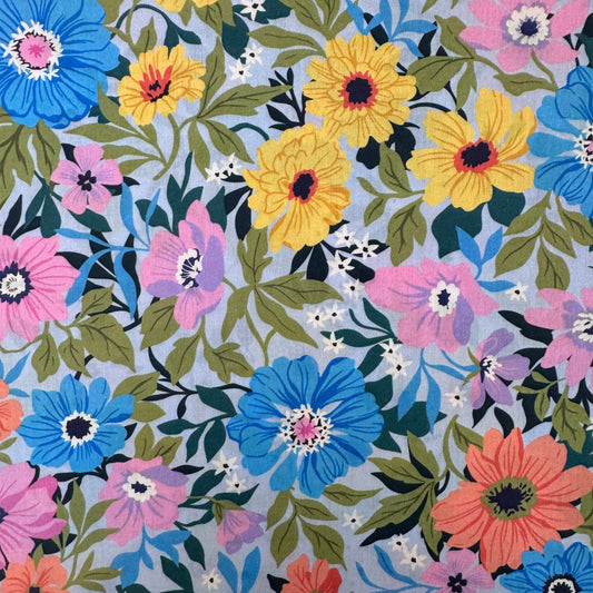 Sun Flowers (Italian cotton Tana Lawn) 3m